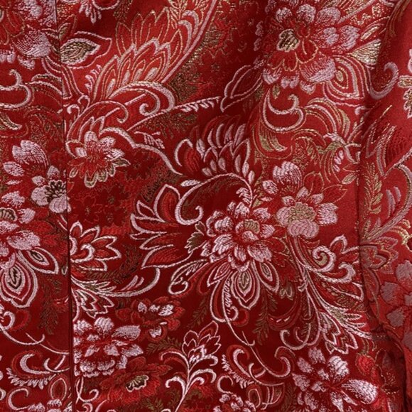 Tuckernuck HYACINTH HOUSE- Red & Pink Jacquard Janie Mini Dress - Picture 4 of 4